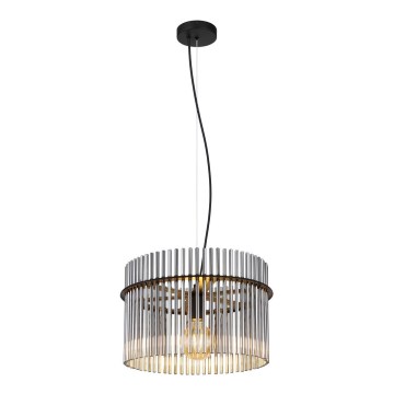 Globo - Luster na sajli 1xE27/60W/230V pr. 40 cm crno