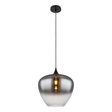 Globo - Luster na sajli 1xE27/60W/230V pr. 40 cm crno