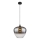 Globo - Luster na sajli 1xE27/60W/230V pr. 40 cm crno