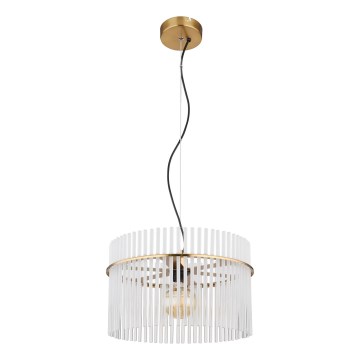 Globo - Luster na sajli 1xE27/60W/230V pr. 40 cm zlatna