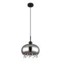 Globo - Luster na sajli 1xE27/9W/230V pr. 28 cm crno