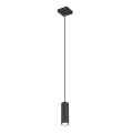 Globo - Luster na sajli 1xGU10/35W/230V crno