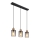 Globo - Luster na sajli 3xE27/15W/230V hrast