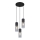 Globo - Luster na sajli 3xE27/25W/230V pr. 30 cm crno