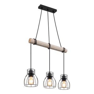 Globo - Luster na sajli 3xE27/40W/230V
