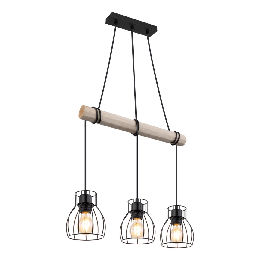 Globo - Luster na sajli 3xE27/40W/230V