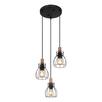 Globo - Luster na sajli 3xE27/40W/230V