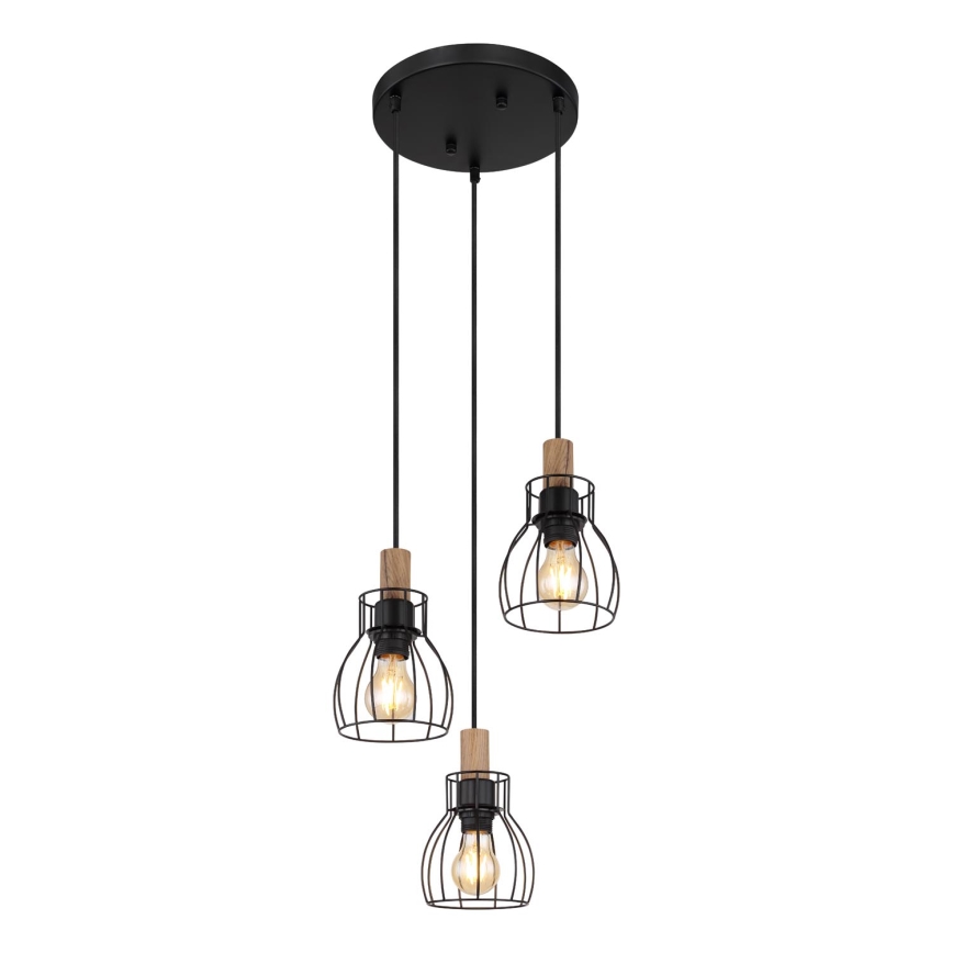 Globo - Luster na sajli 3xE27/40W/230V