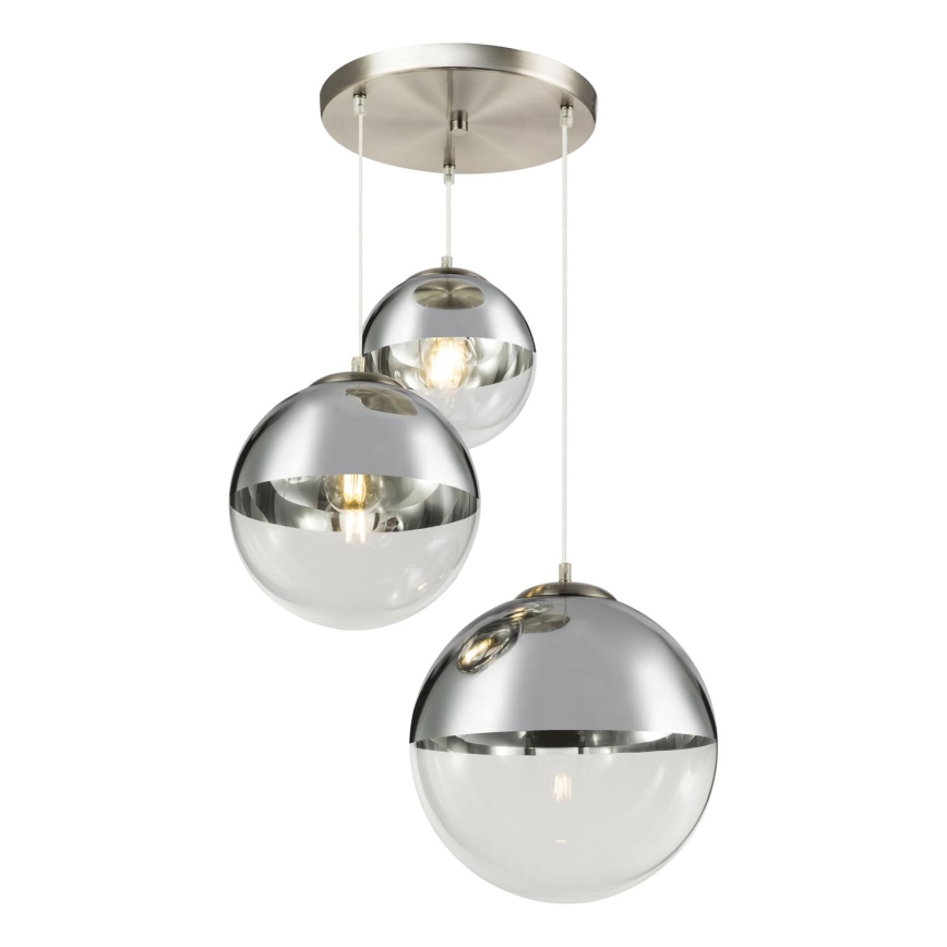 Globo - Luster na sajli 3xE27/40W/230V pr. 51 cm