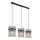 Globo - Luster na sajli 3xE27/60W/230V crno