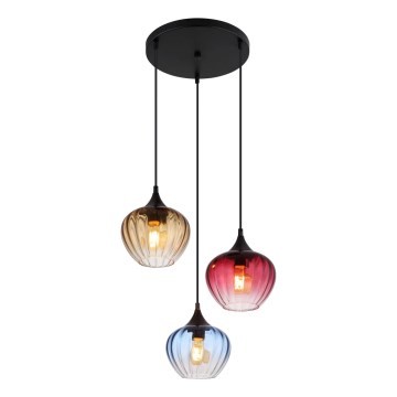 Globo - Luster na sajli 3xE27/60W/230V