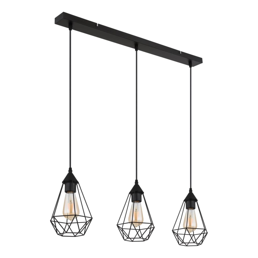 Globo - Luster na sajli 3xE27/60W/230V