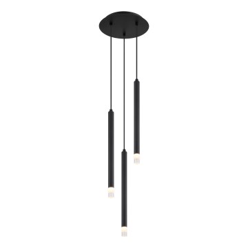 Globo - Luster na sajli 3xG9/4W/230V pr. 24 cm crno