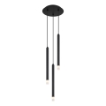 Globo - Luster na sajli 3xG9/4W/230V prečnik 24 cm crna
