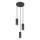 Globo - Luster na sajli 3xGU10/25W/230V crno