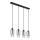 Globo - Luster na sajli 4xE27/40W/230V crno