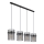 Globo - Luster na sajli 4xE27/60W/230V crno