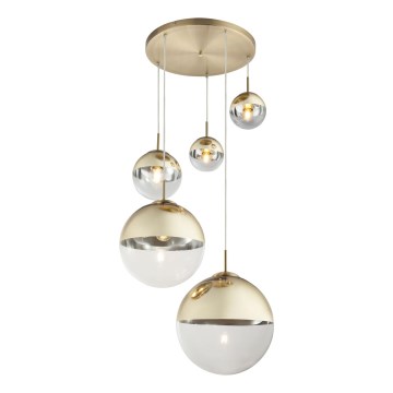 Globo - Luster na sajli 5xE27/40W/230V pr. 65 cm