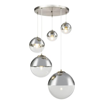 Globo - Luster na sajli 5xE27/60W/230V pr. 65 cm