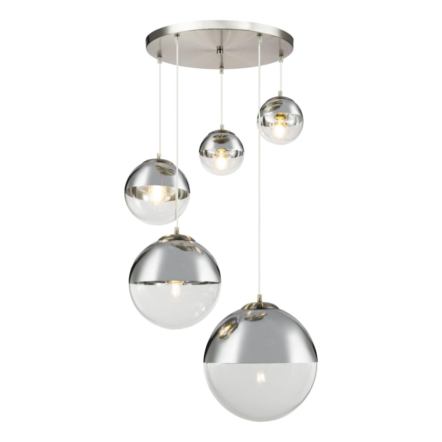 Globo - Luster na sajli 5xE27/60W/230V pr. 65 cm