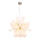 Globo - Luster na sajli 6xE14/25W/230V pr. 55 cm bela