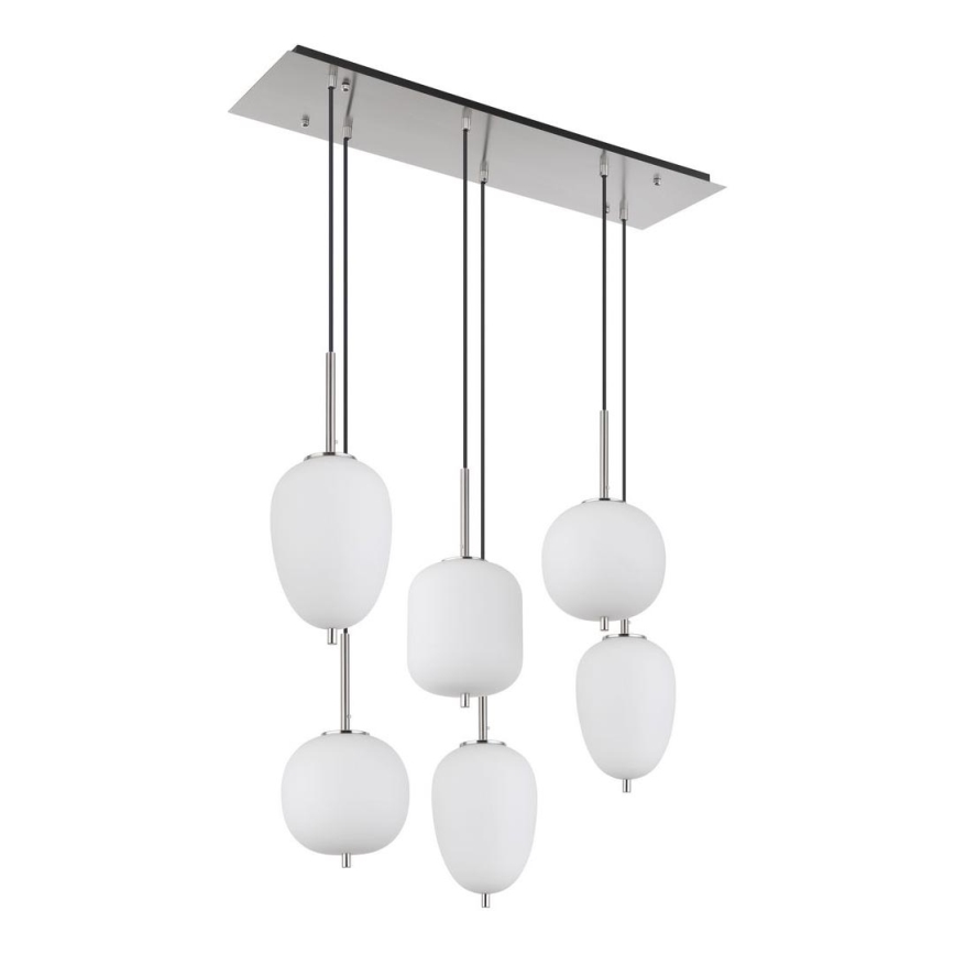 Globo - Luster na sajli 6xE14/40W/230V sjajni krom