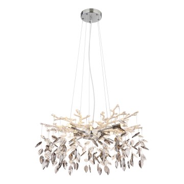 Globo - Luster na sajli 8xG9/8W/230V pr. 61 cm sjajni krom