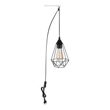 Globo - Luster sa utikačem za utičnicu 1xE27/60W/230V