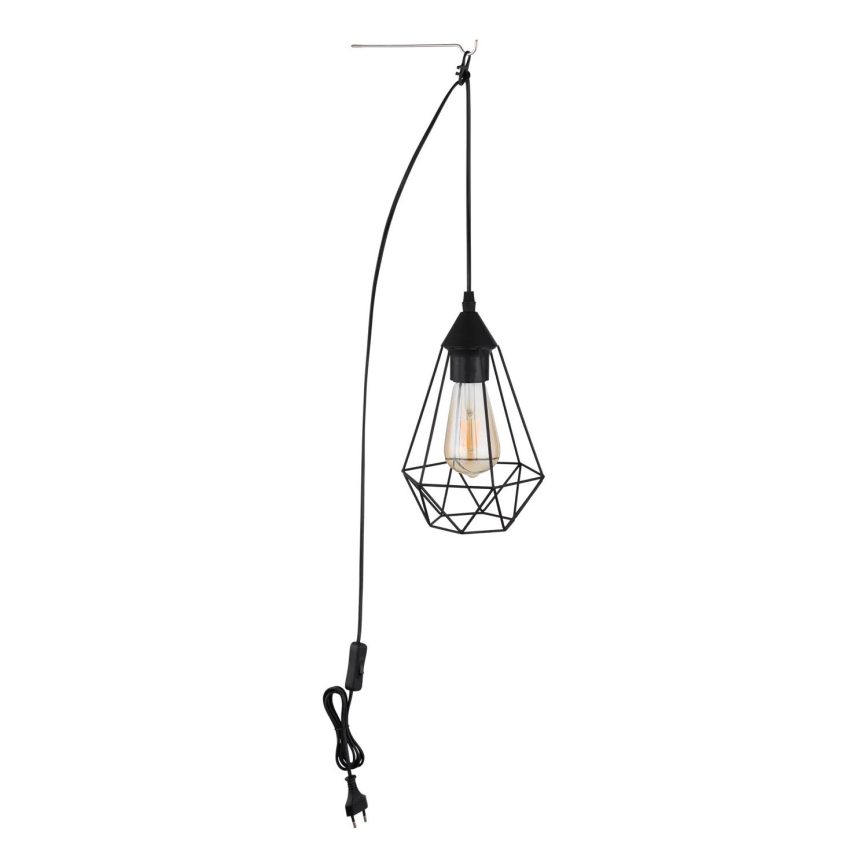 Globo - Luster sa utikačem za utičnicu 1xE27/60W/230V