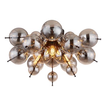 Globo - Nadgradni luster 3xE14/25W/230V pr. 55 cm crno