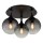 Globo - Nadgradni luster 3xE27/10W/230V pr. 46 cm crno