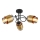 Globo - Nadgradni luster 3xE27/40W/230V crno/mesing