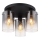 Globo - Nadgradni luster 3xE27/40W/230V pr. 40,5 cm crno