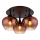 Globo - Nadgradni luster 3xE27/40W/230V pr. 45 cm bakrena