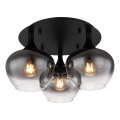Globo - Nadgradni luster 3xE27/40W/230V pr. 45 cm crno