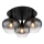 Globo - Nadgradni luster 3xE27/40W/230V pr. 45 cm crno