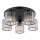 Globo - Nadgradni luster 5xE27/60W/230V pr. 46,5 cm crno