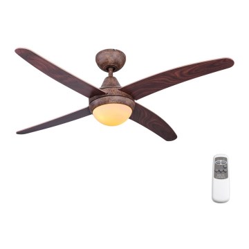 Globo - Plafonski ventilator 2xE14/60W/230V + Daljinski upravljač