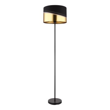 Globo - Podna lampa 1xE27/60W/230V pr. 35 cm crno/zlatna