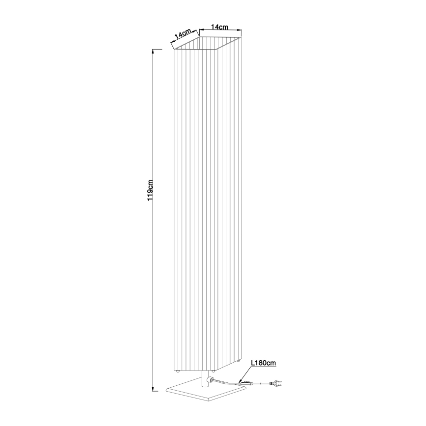Globo - Podna lampa 2xE27/40W/230V