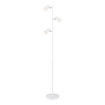 Globo - Podna lampa 3xGU10/5W/230V bela