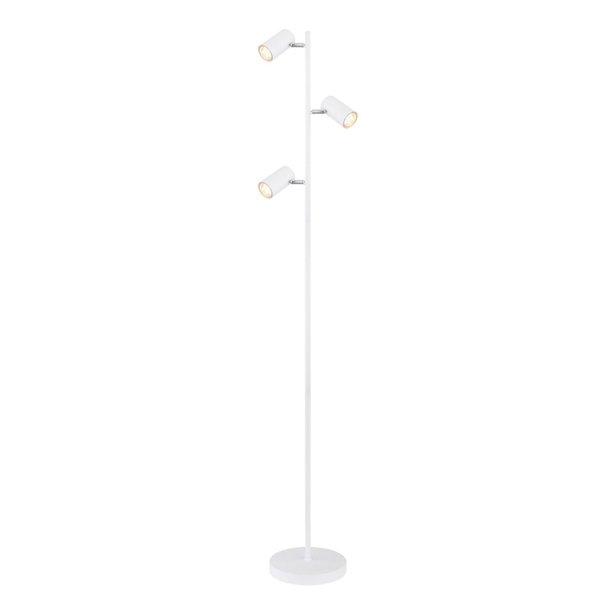 Globo - Podna lampa 3xGU10/5W/230V bela