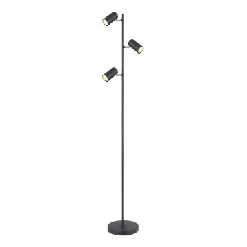 Globo - Podna lampa 3xGU10/5W/230V crno