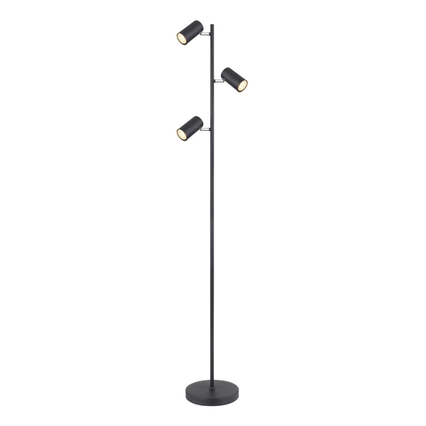 Globo - Podna lampa 3xGU10/5W/230V crno