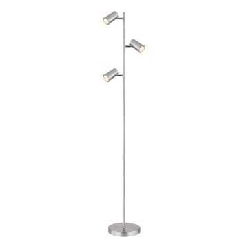 Globo - Podna lampa 3xGU10/5W/230V mat krom