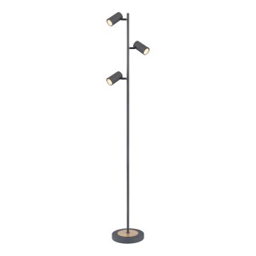 Globo - Podna lampa 3xGU10/5W/230V sivo