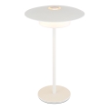 Globo - Punjiva LED spoljna stona lampa na dodir LED/3W/3,7V 1800/2700/3000K IP44 1800 mAh bela