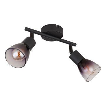 Globo - Reflektorska lampa 2xE14/25W/230V crno