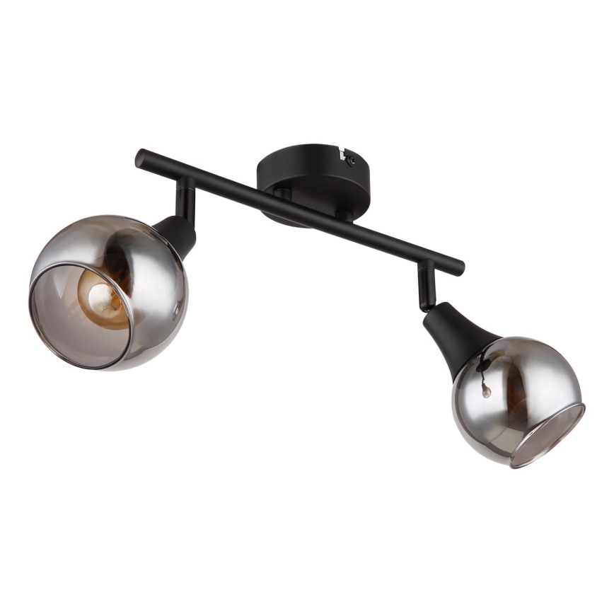 Globo - Reflektorska lampa 2xE14/40W/230V crno