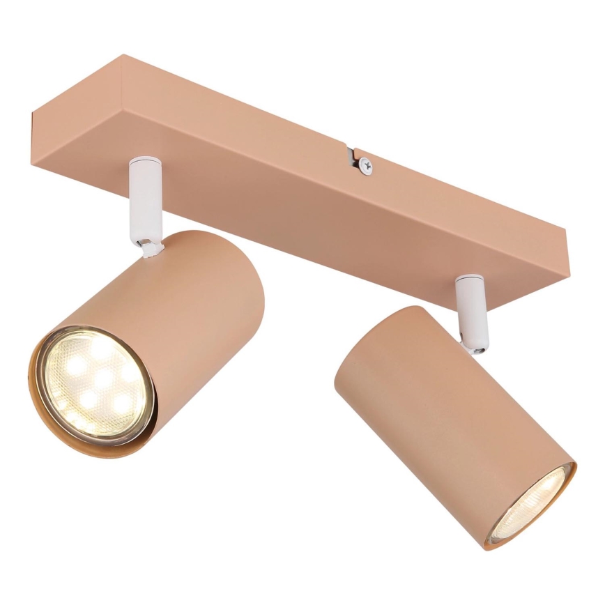 Globo - Reflektorska lampa 2xGU10/25W/230V narandžasta